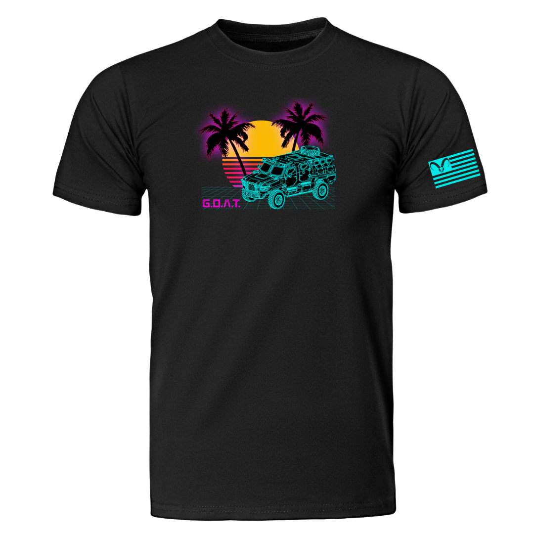 Sunset GOAT Tee