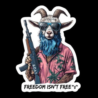Freedom G.O.A.T. Sticker